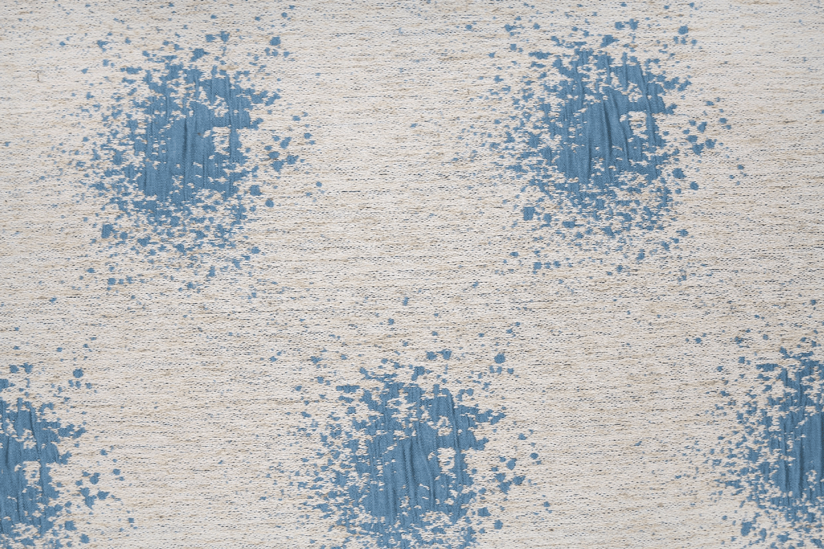 tagus blue colored material curtain