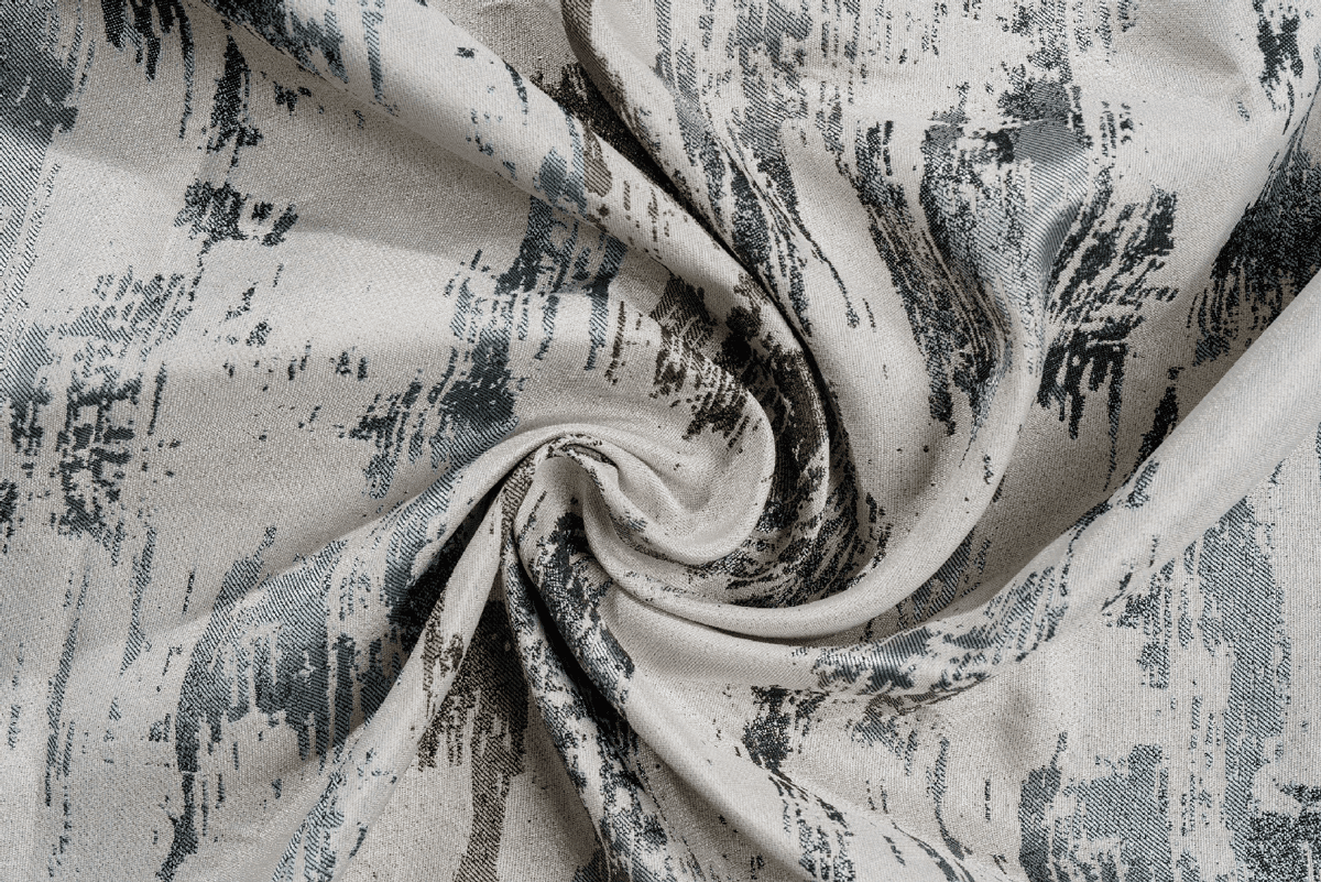 fusion grey colored material curtain