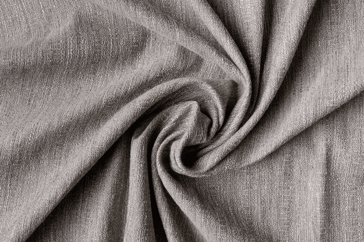 belmont grey colored material curtain