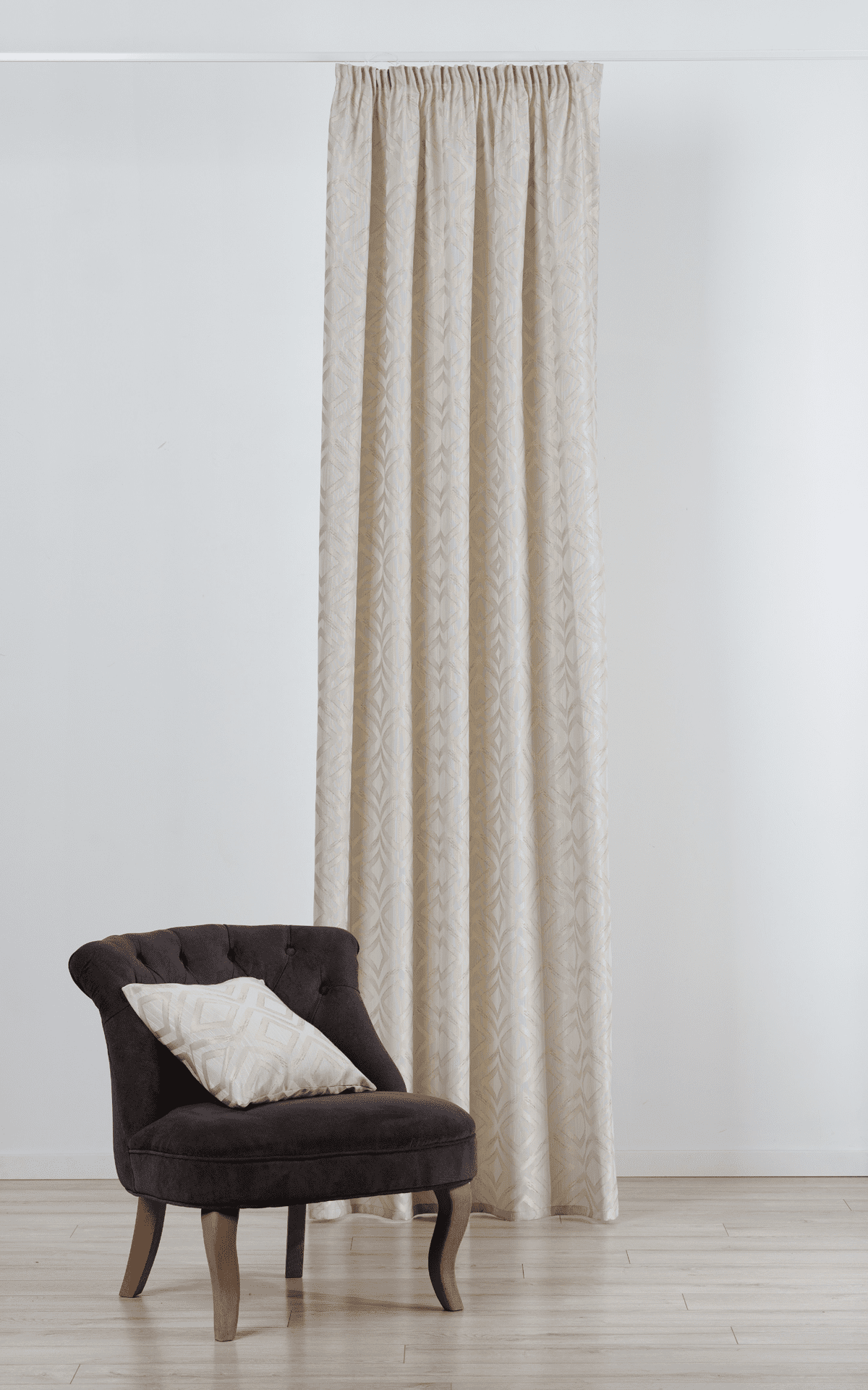 giuseppe beige colored material curtain