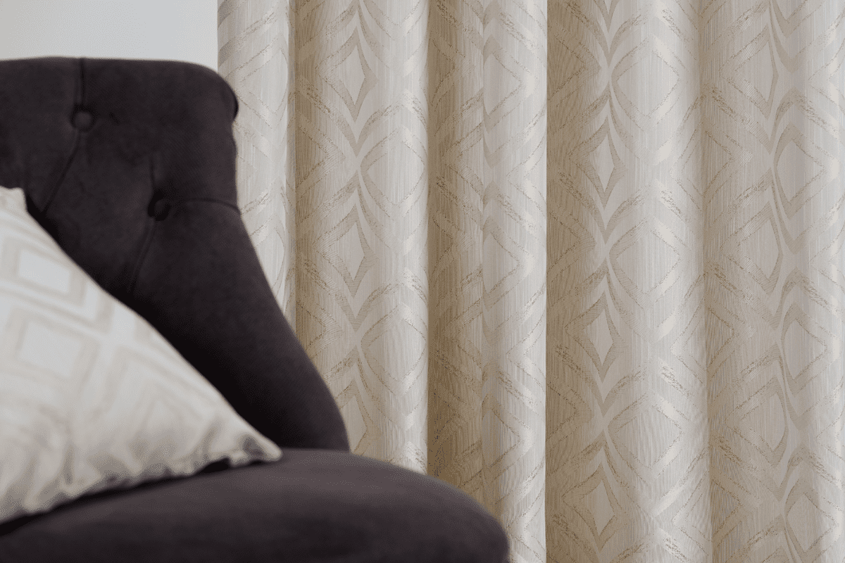 giuseppe beige colored material curtain