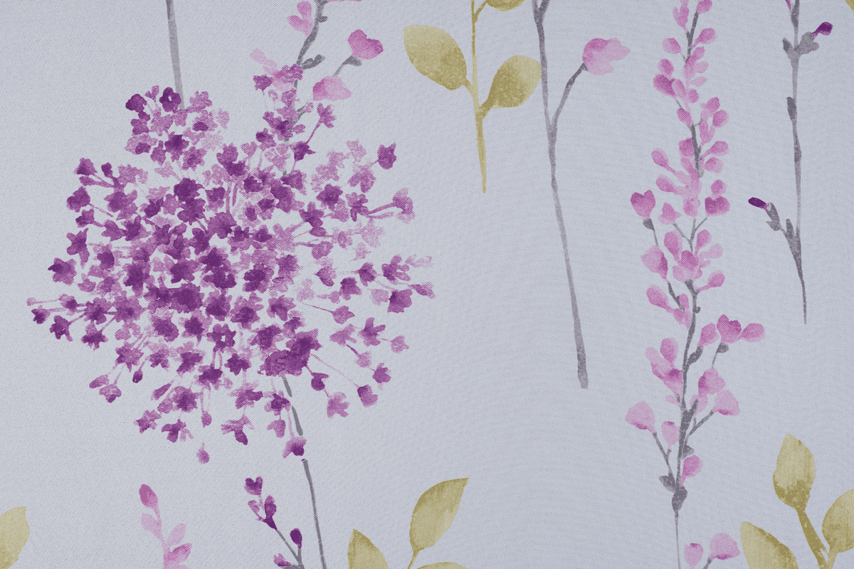 tahiti purple colored material curtain