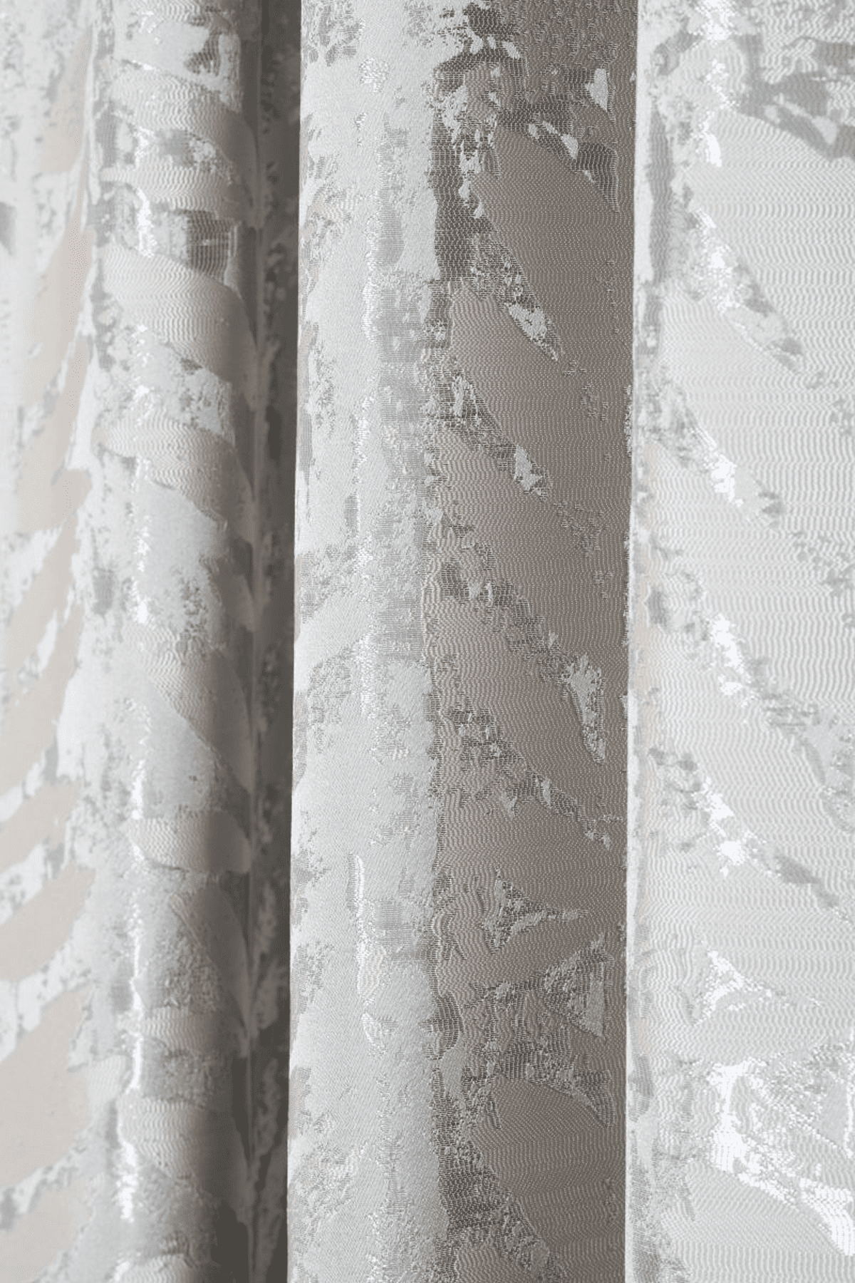 leto grey colored material curtain