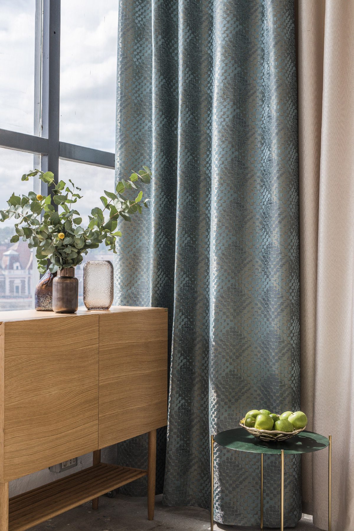 Marazzi green colored material