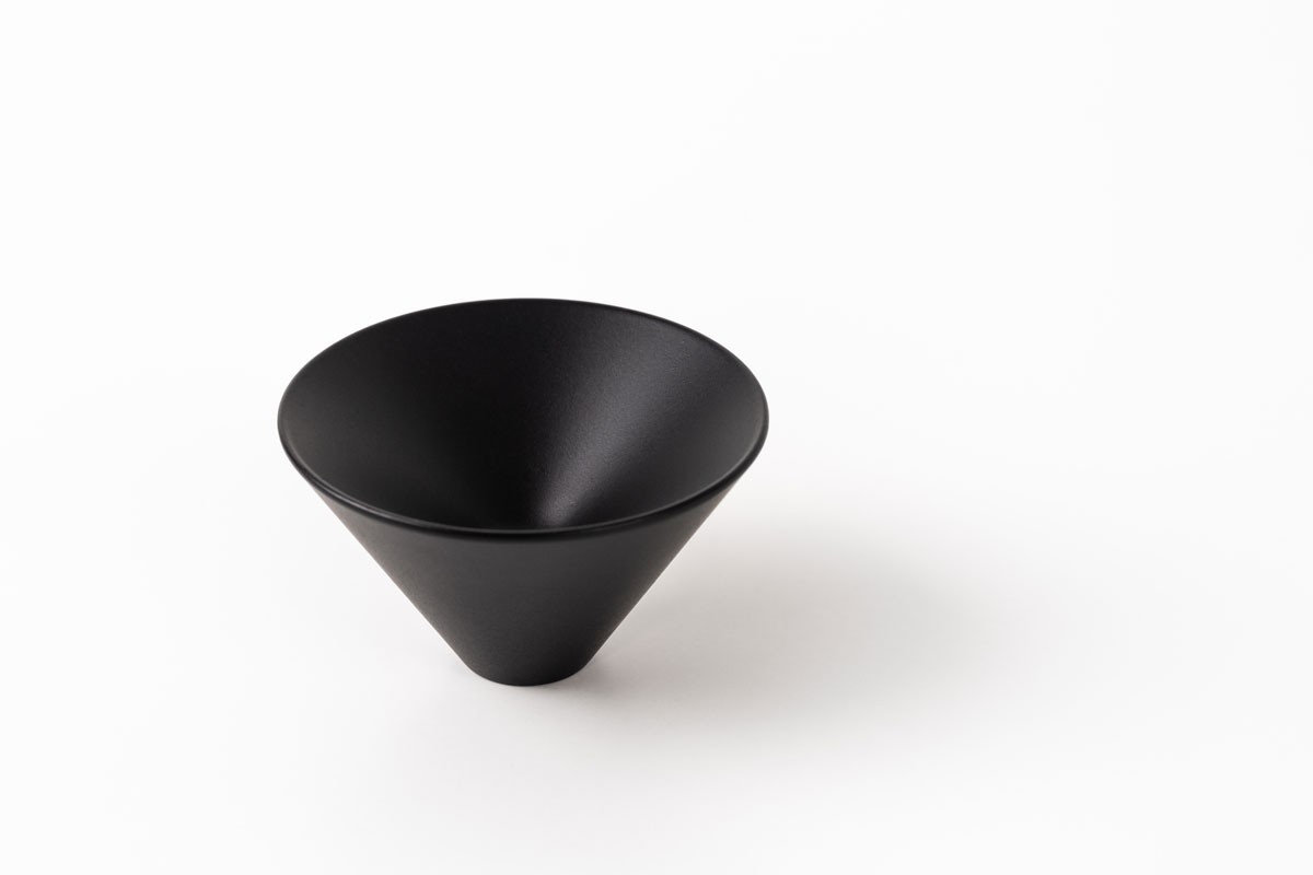 Conic black knobs