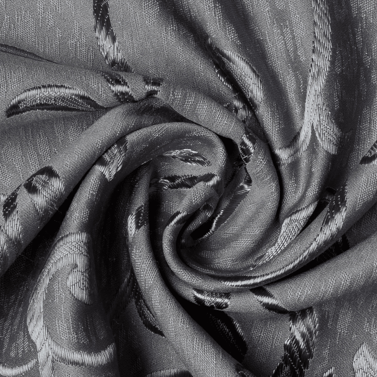 glory grey colored material curtain