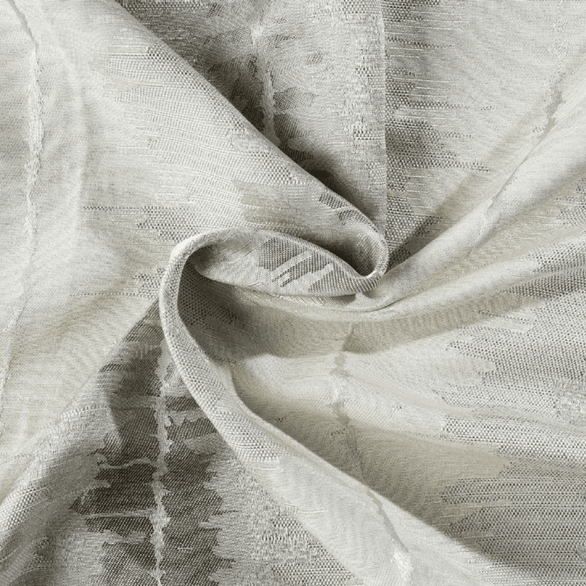 gaia grey colored material curtain