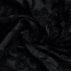 richard black colored material curtain