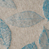 delancy blue colored material curtain