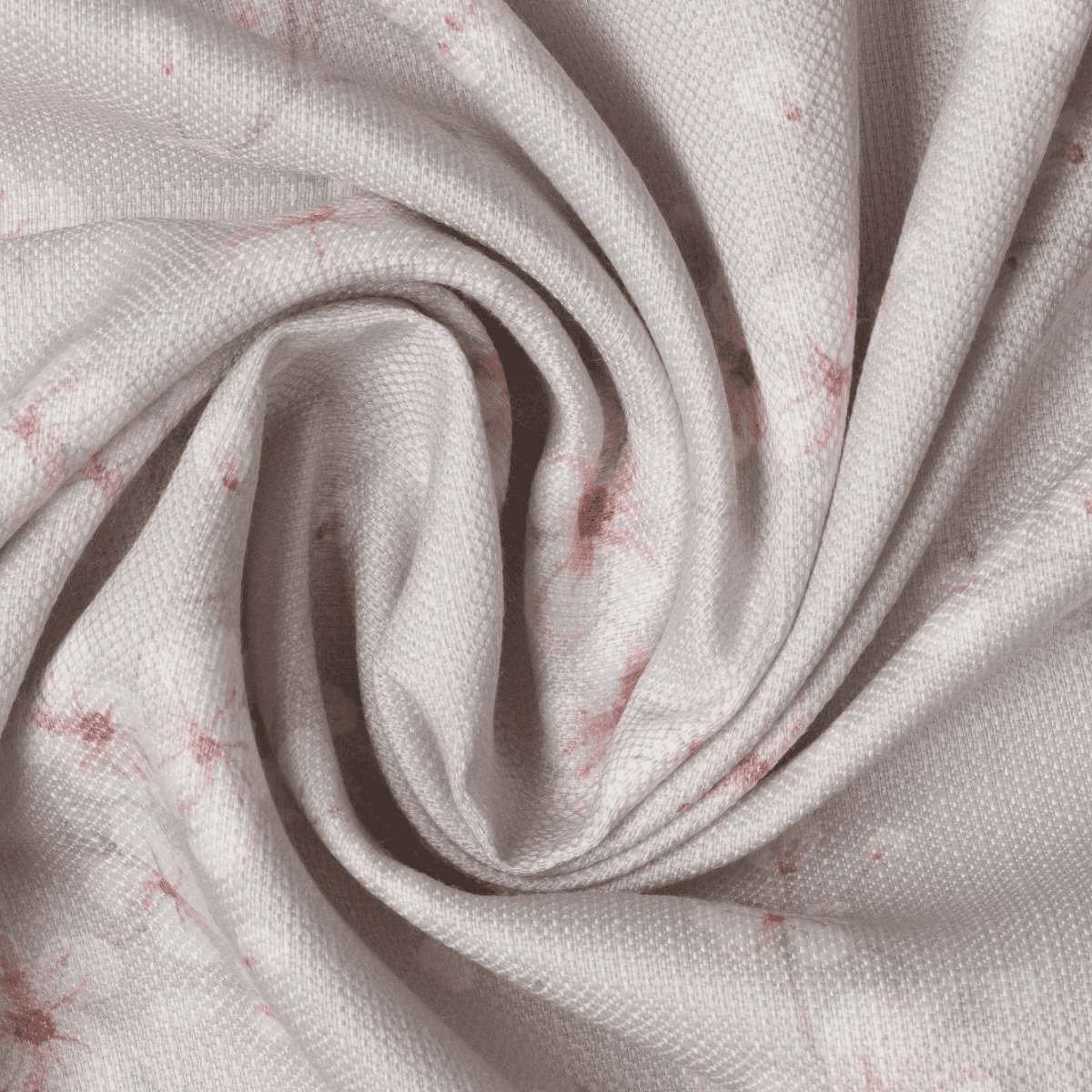 sakura blue colored material curtain