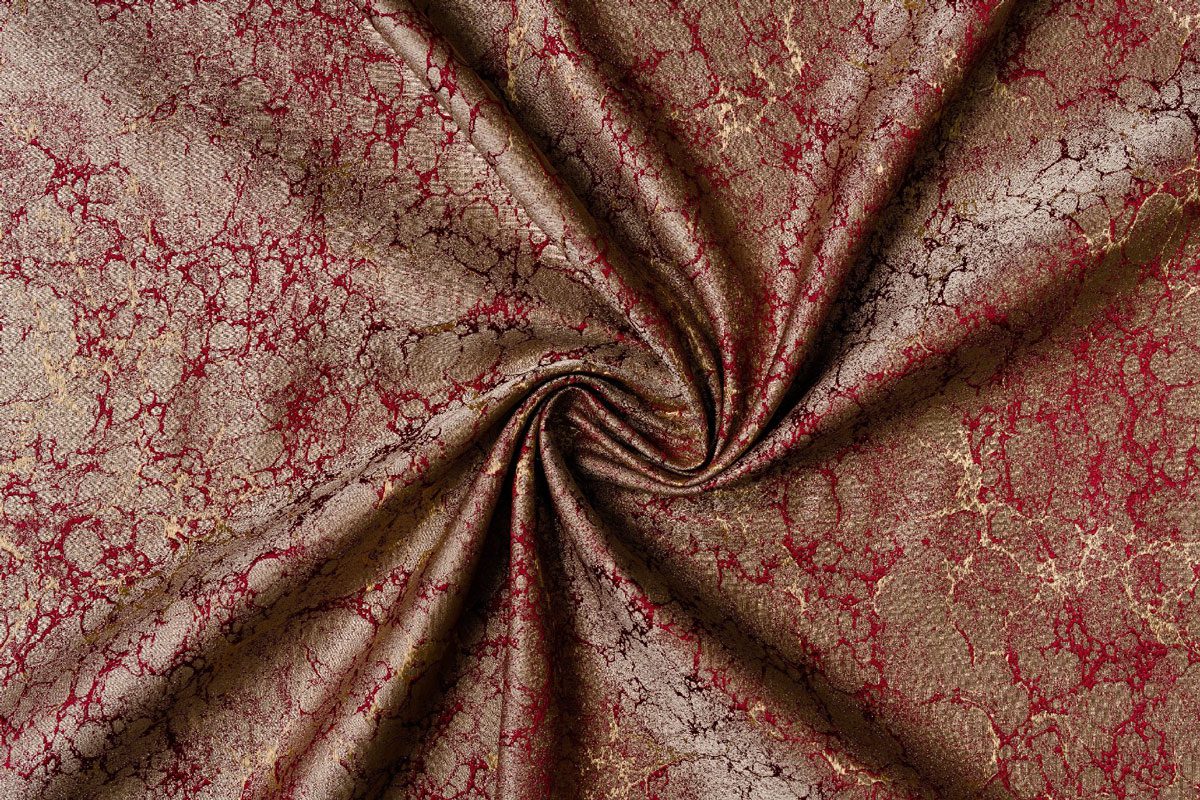 alchemia red print curtain