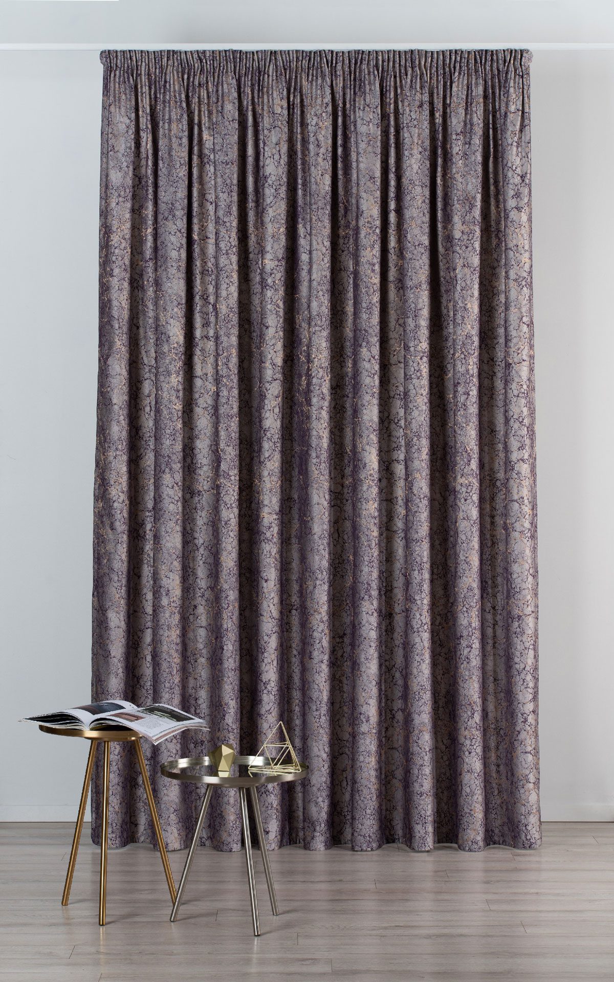alchemia purple print curtain