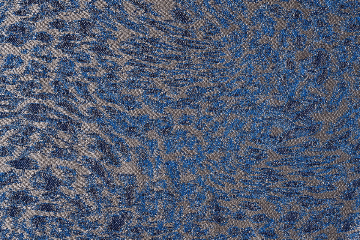 fiume blue print curtain