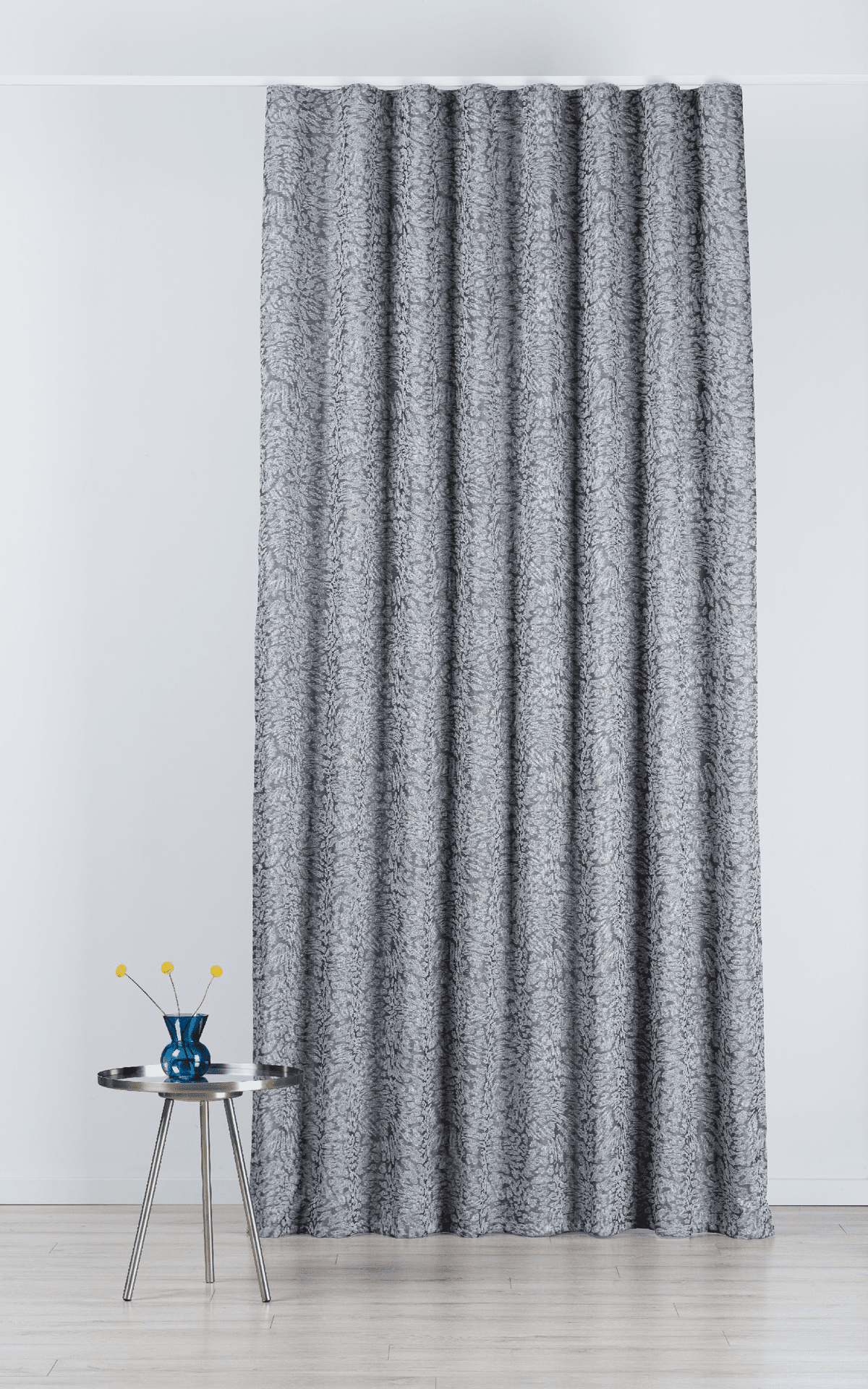 fiume grey print curtain