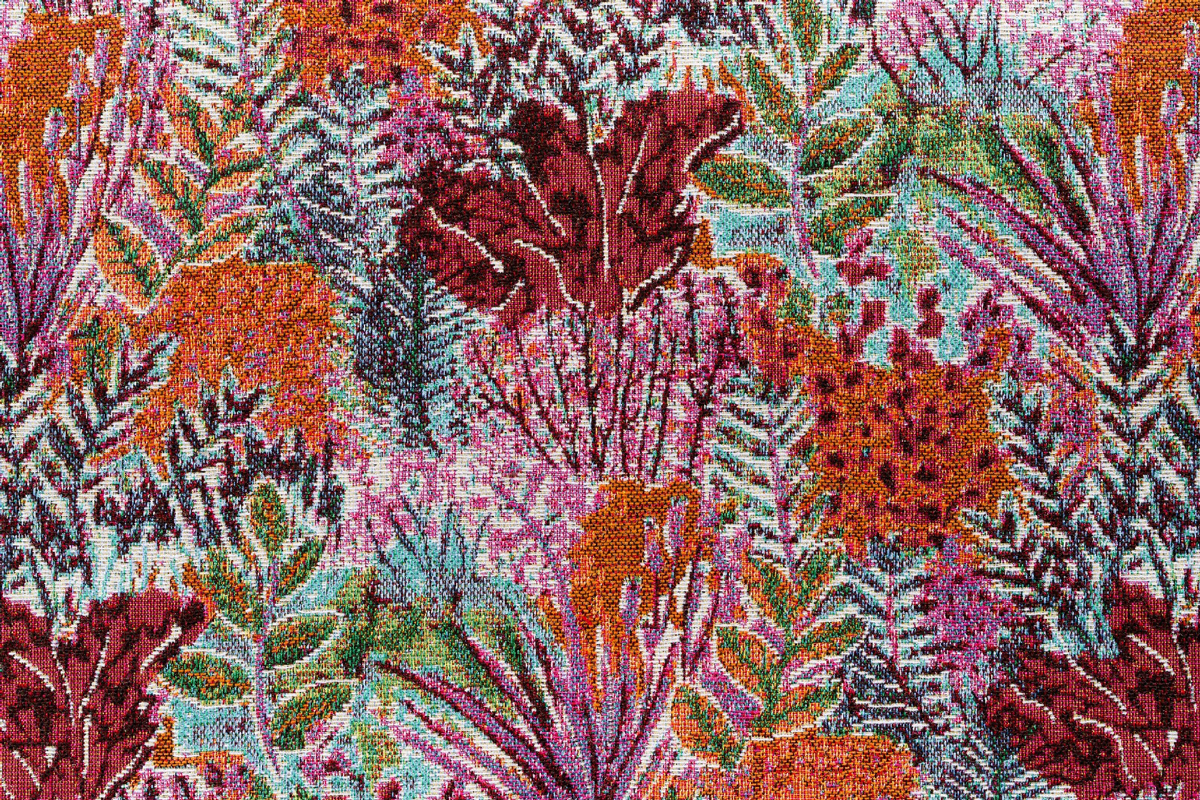 bermuda multicolor flower print curtain