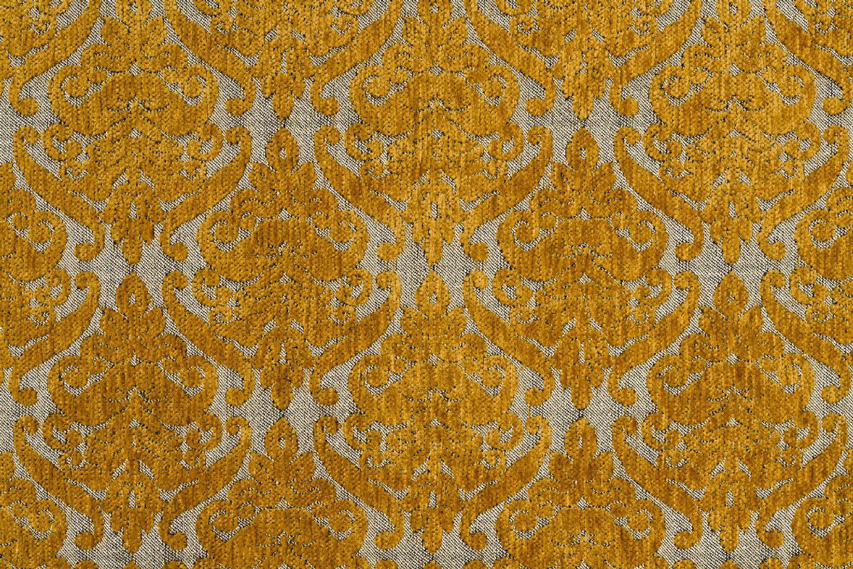 mezzo yellow print curtain