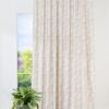 norah beige print curtain
