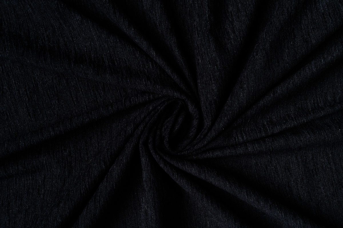 peron black print curtain