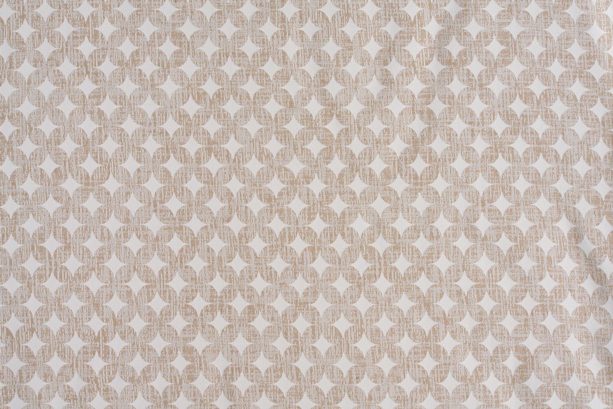 prato beige print curtain