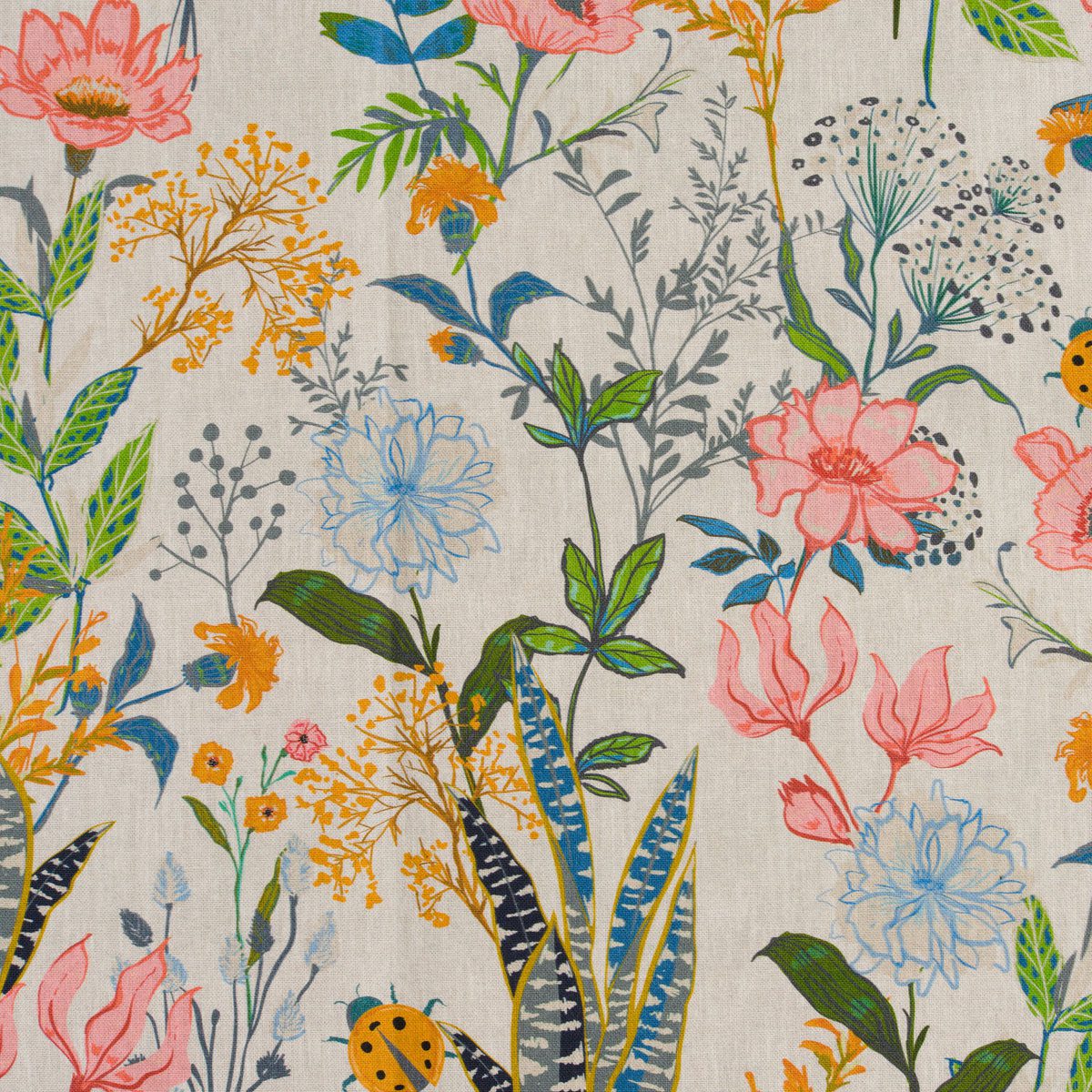 martinique multicolor print curtain