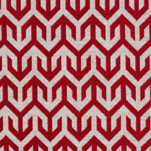 bengal red print curtain
