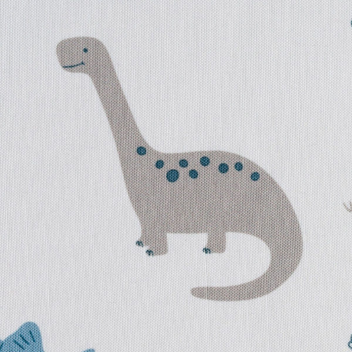 dino white colored material curtain