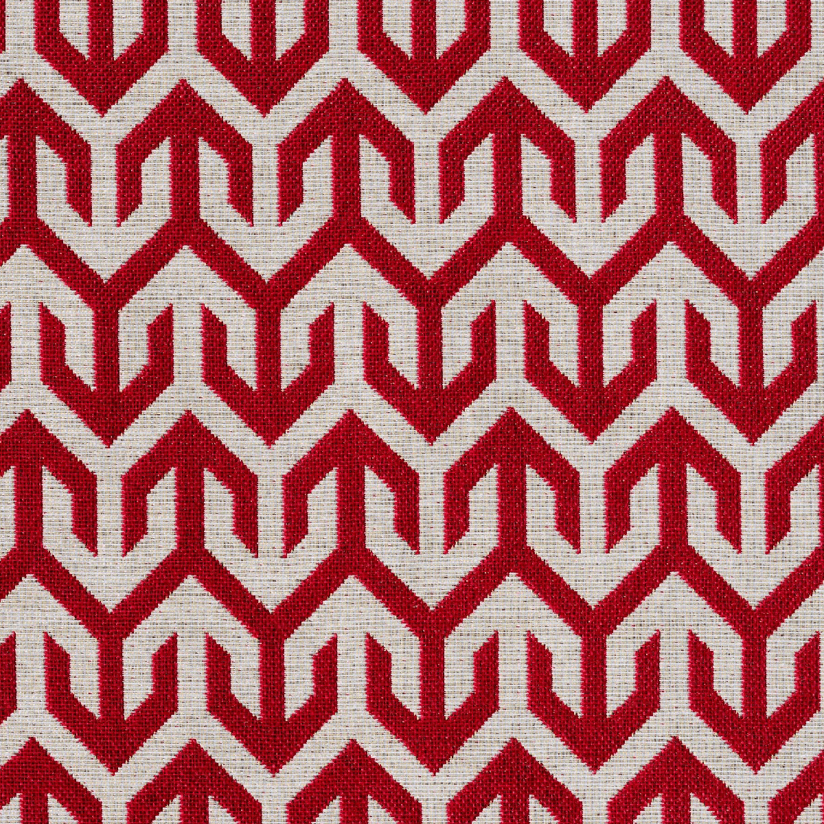 bengal red print curtain