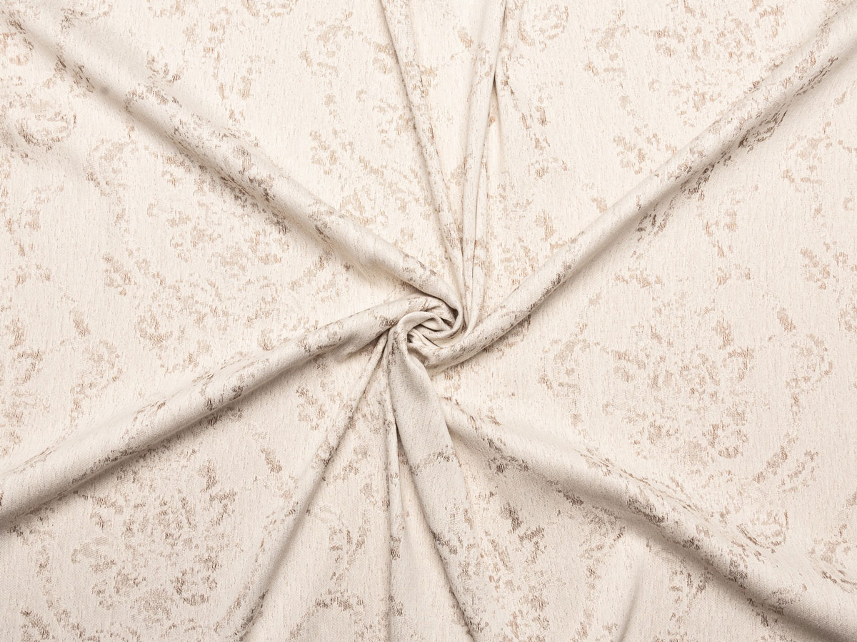 libra beige print curtain