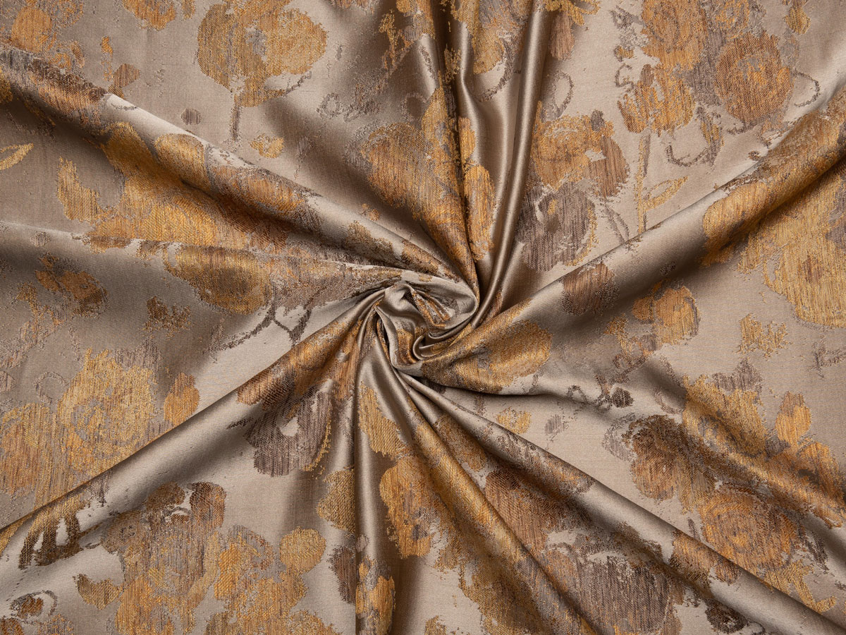 sarah beige print curtain