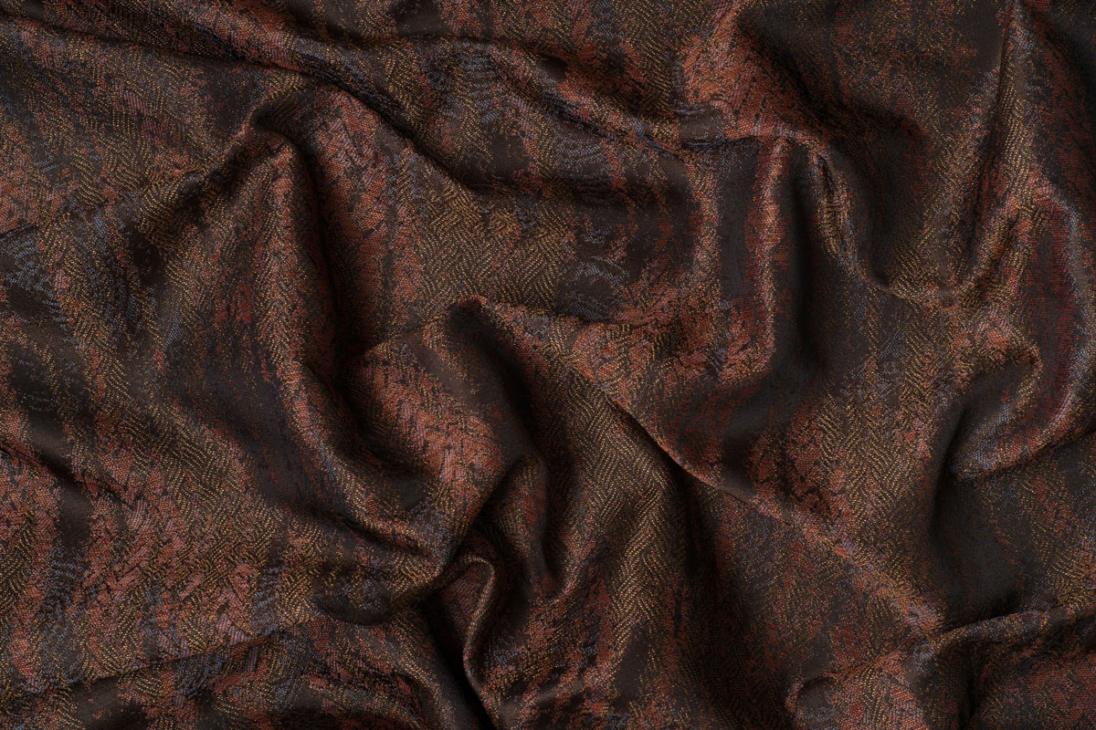 sergenti brown print curtain