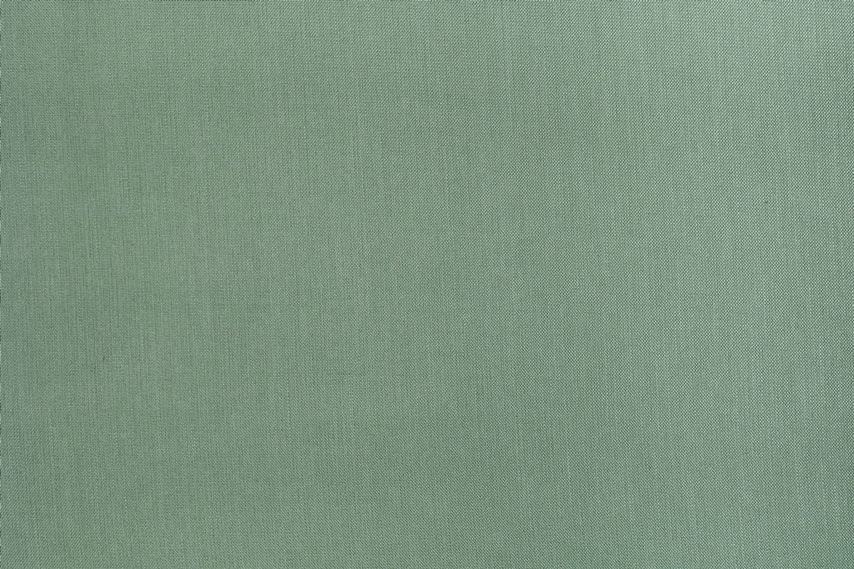 cove green print curtain