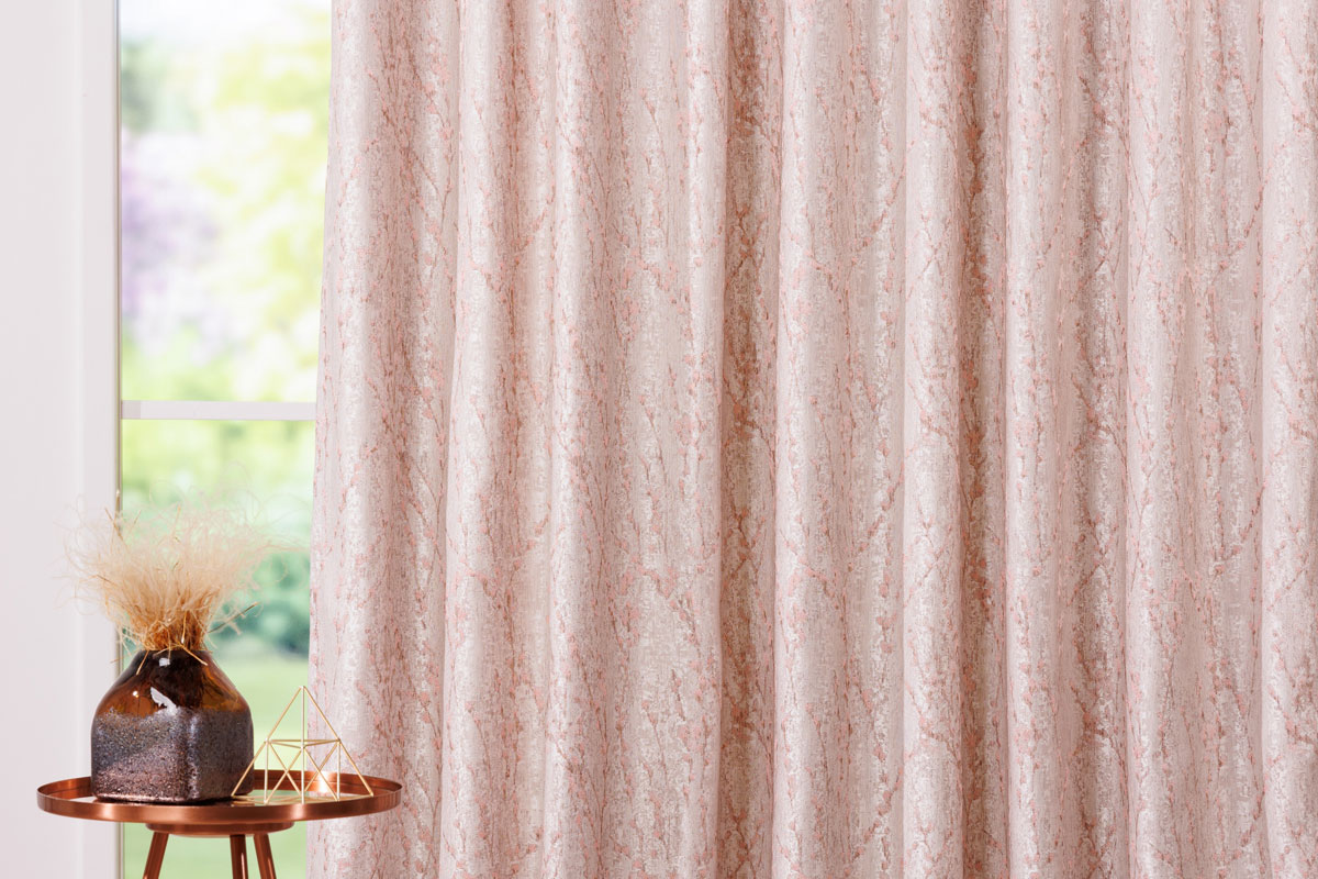 agora beige print curtain