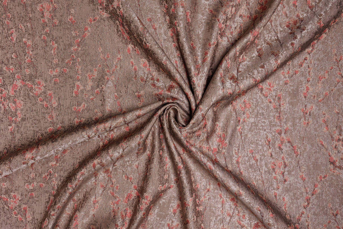 agora beige print curtain