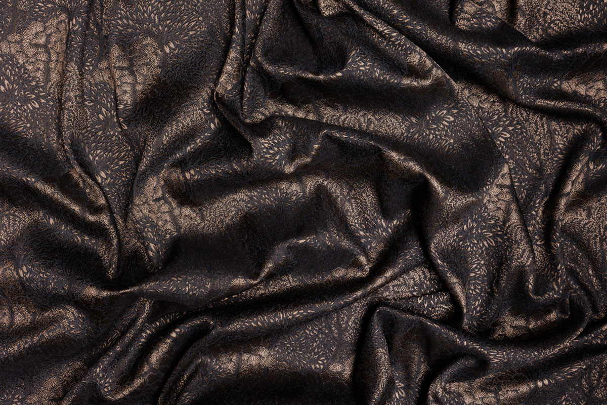 cork grey print curtain