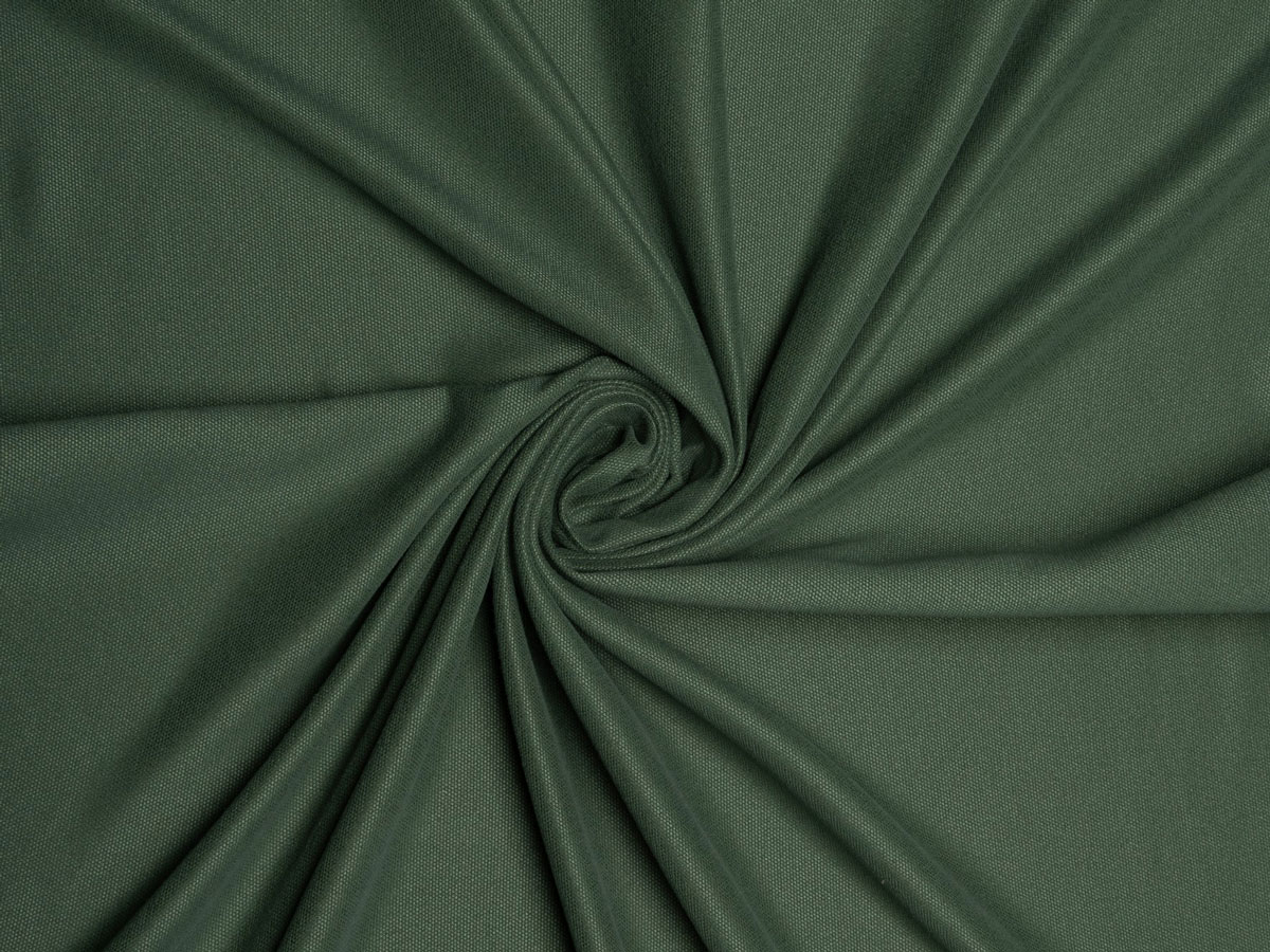 modern green print curtain