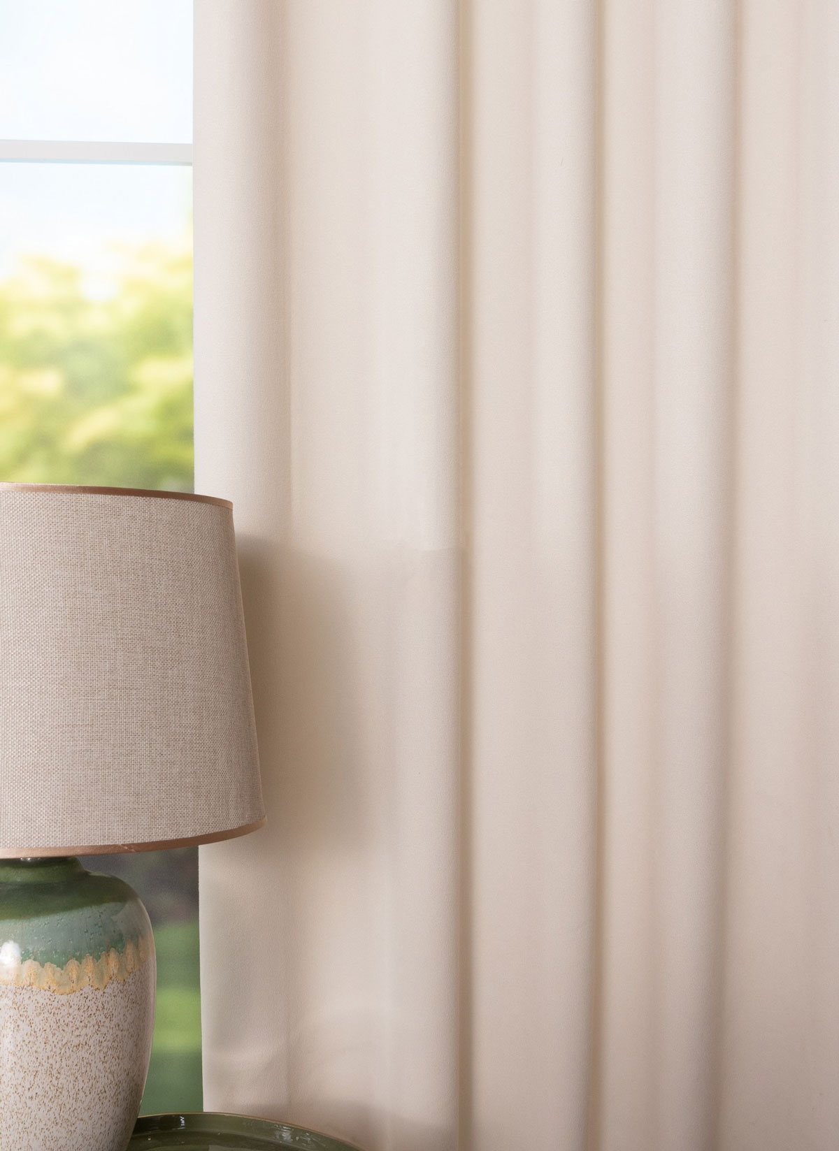 modern beige print curtain