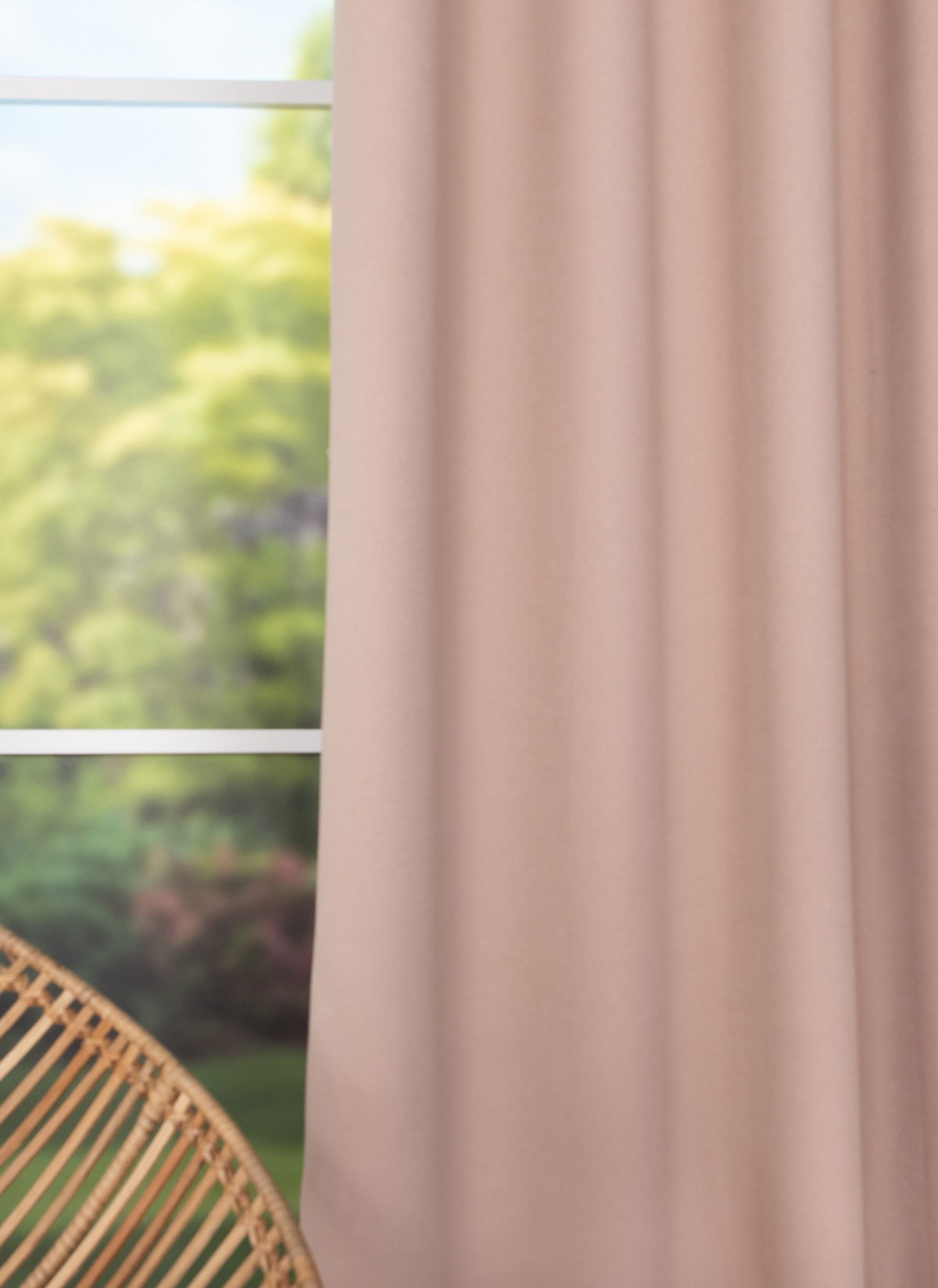 modern beige print curtain