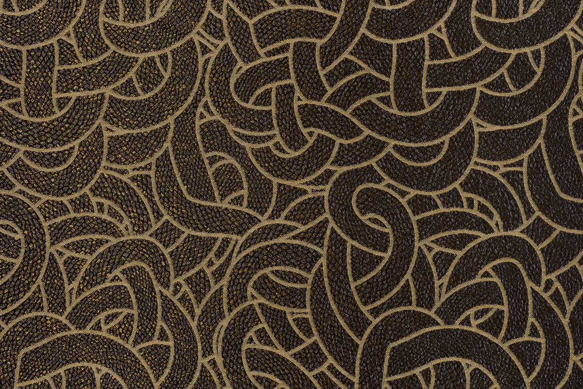 mozaic brown print curtain