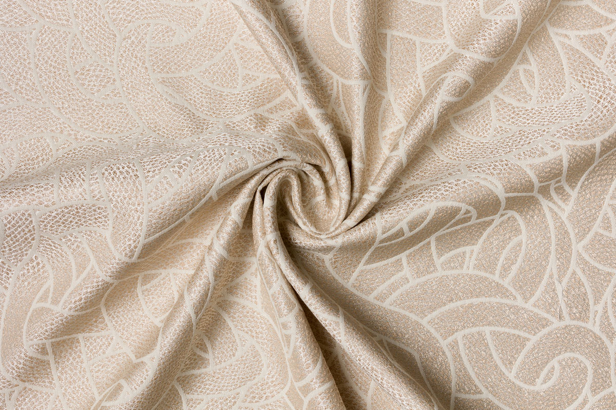 mozaic beige print curtain