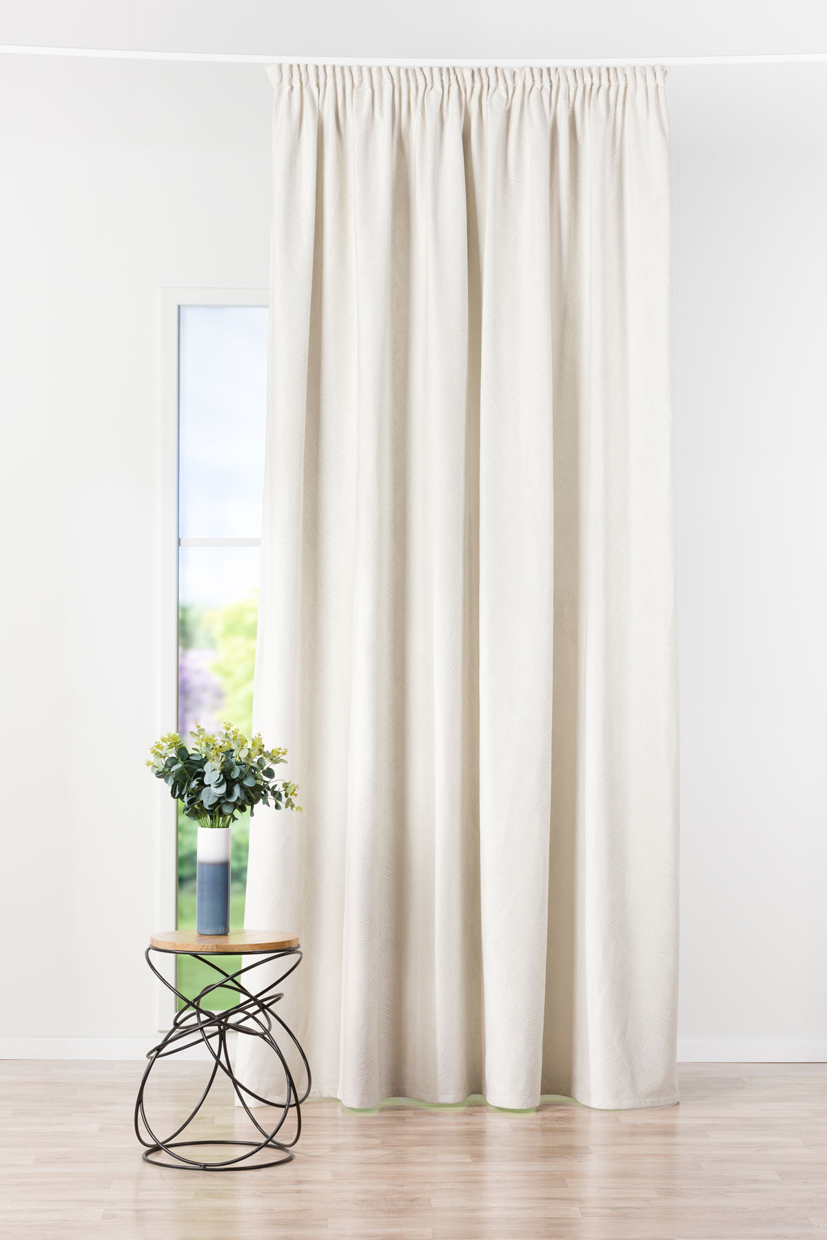 biaritz beige print curtain