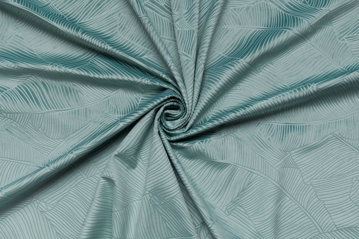 biaritz blue print curtain