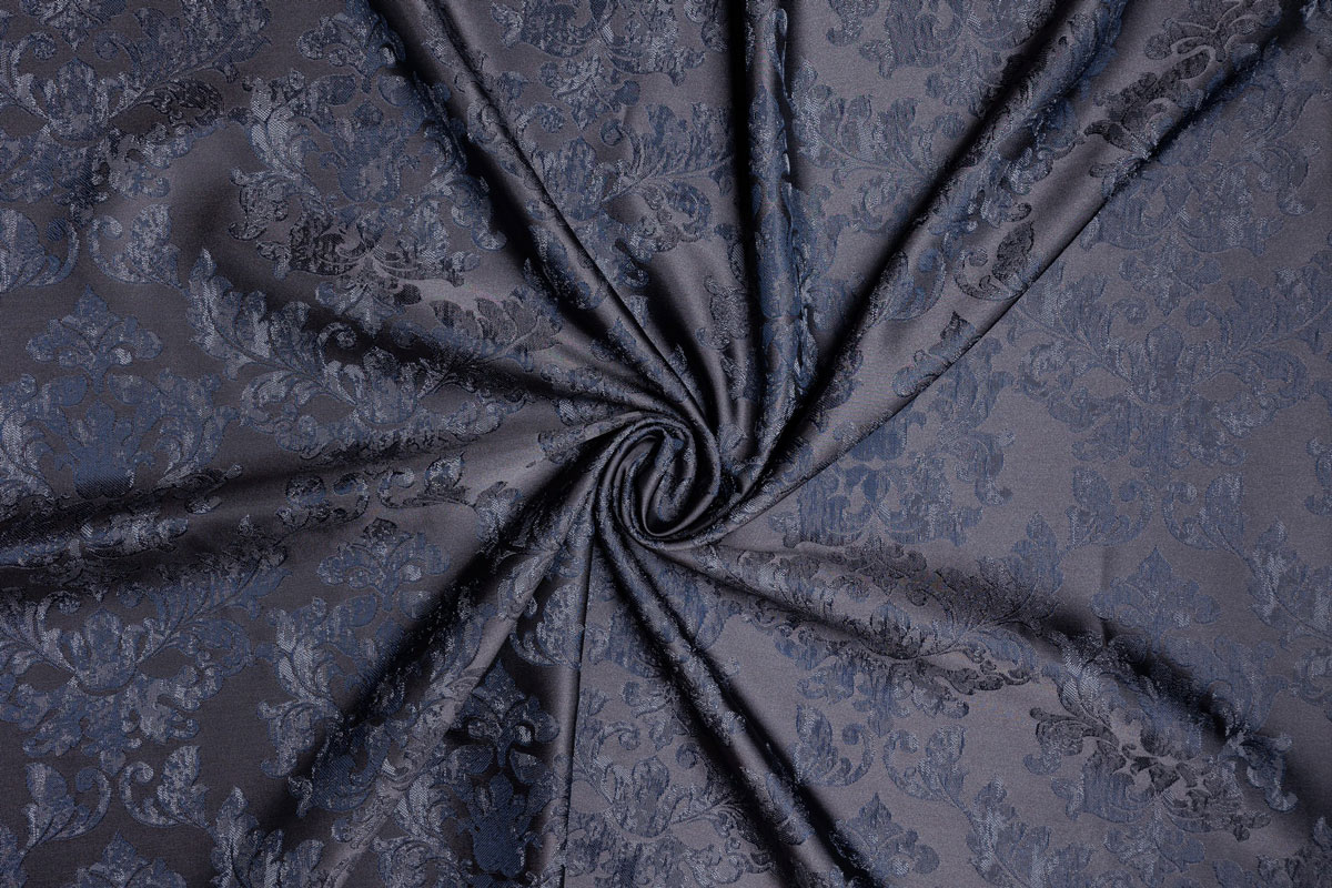 futuro blue print curtain