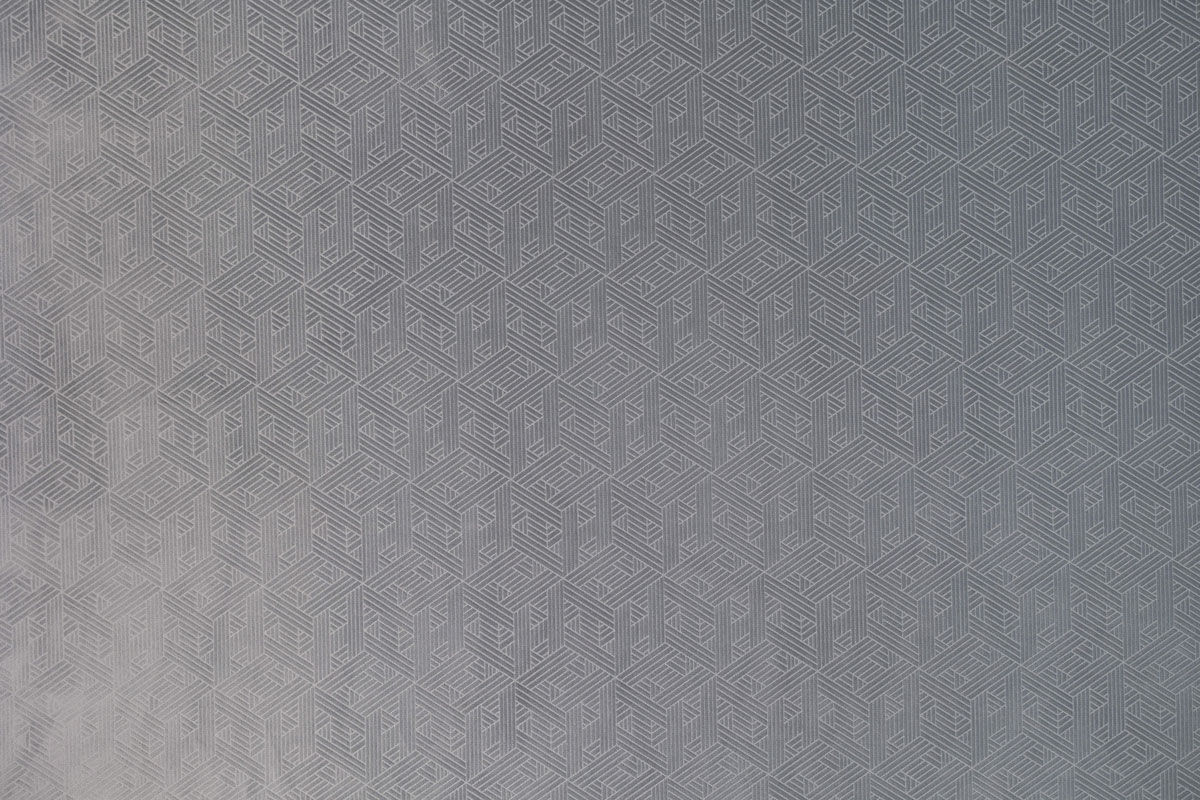 roma grey print curtain