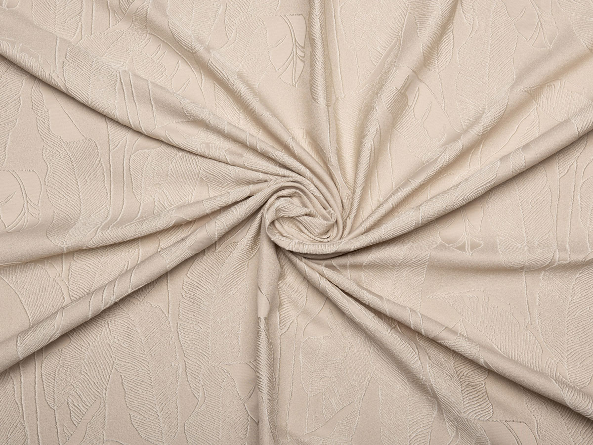 guyana beige print curtain