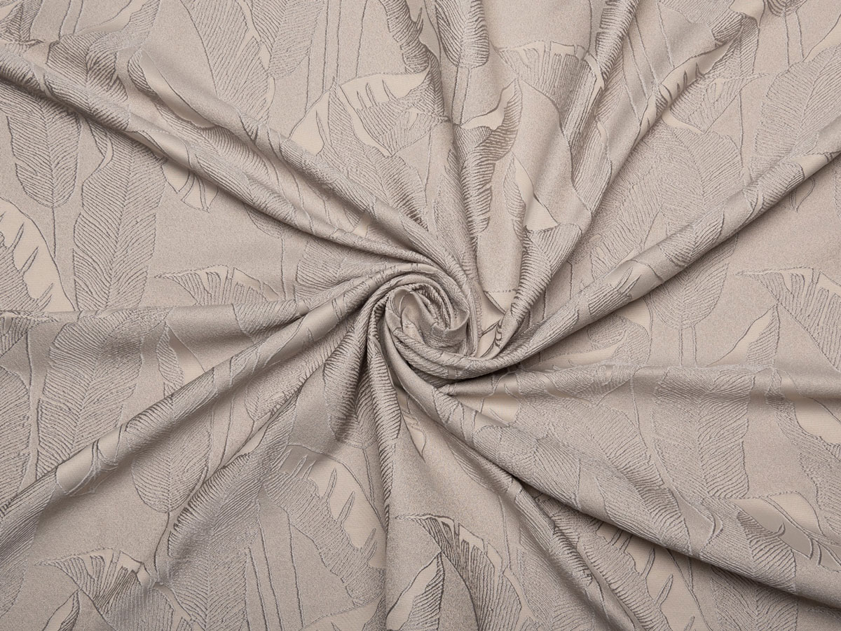 guyana beige print curtain