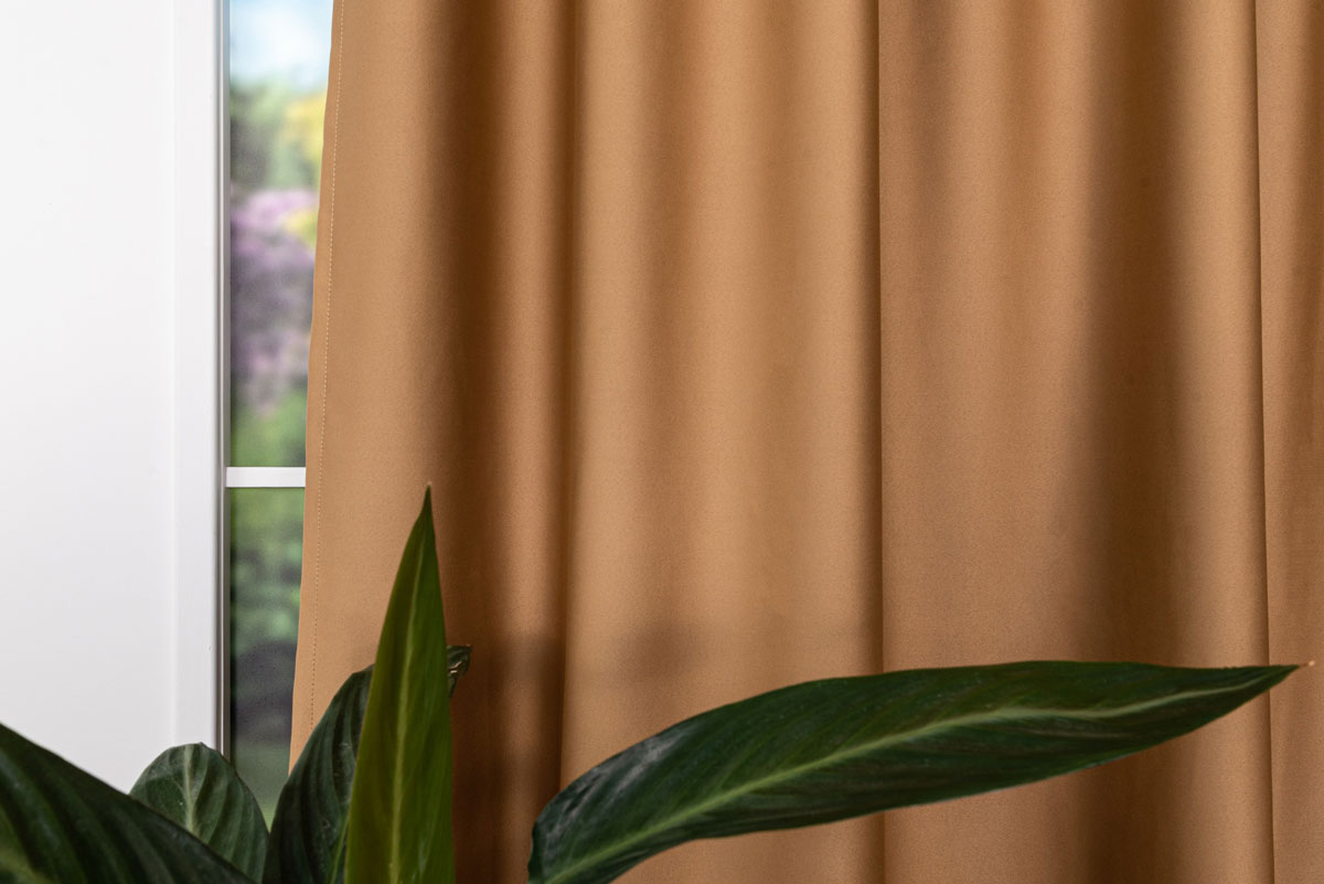 sydney brown print curtain