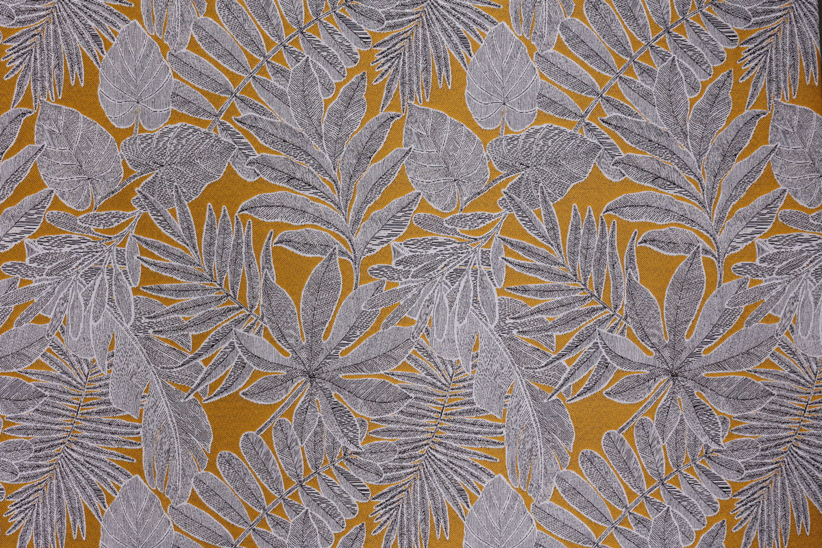 sonos yellow print curtain