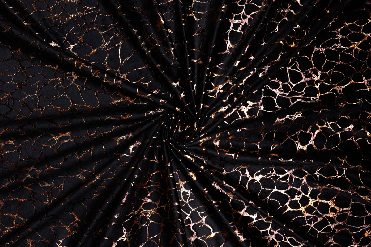 roca blue print curtain